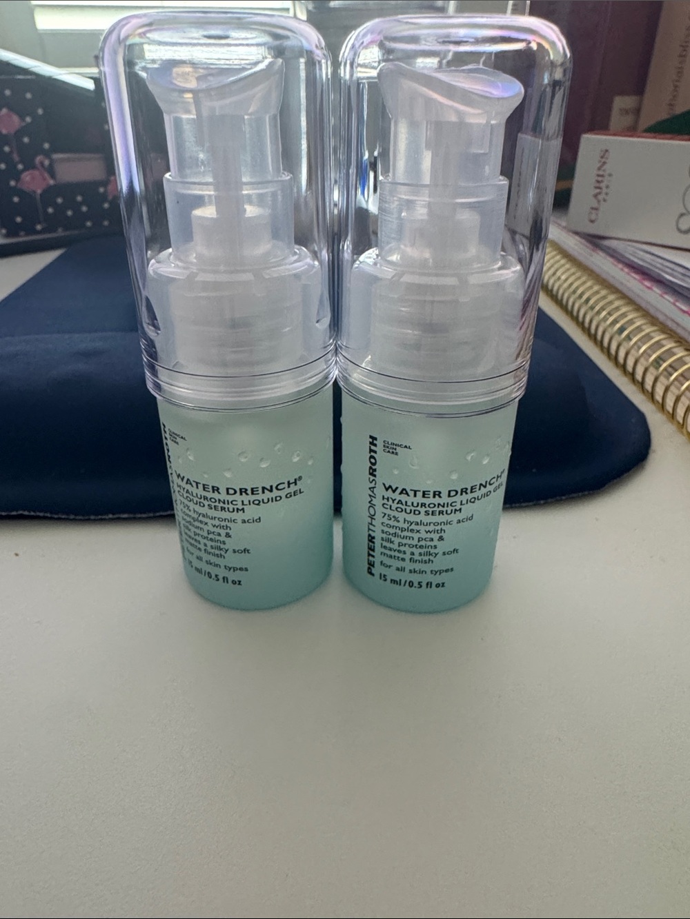 Peter Thomas Roth Water Drench Hyaluronic Liquid Gel Cloud Serum Set of 2 New